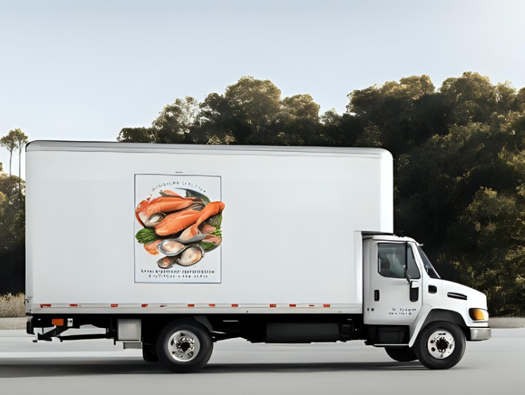 海鮮冷鏈冷藏車(chē)GPS溫度監控系統