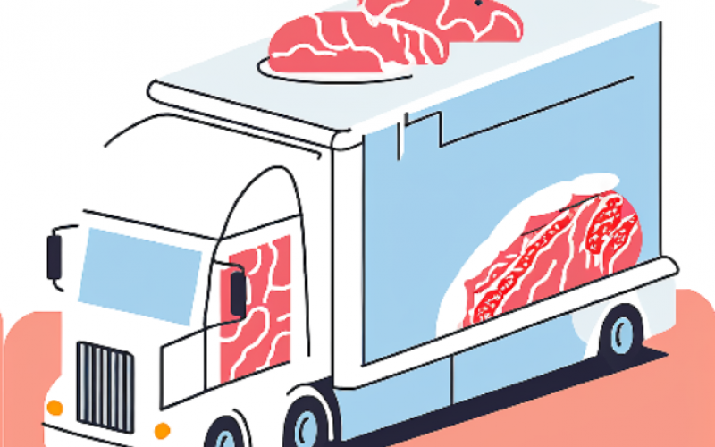 肉類(lèi)冷鏈冷藏車(chē)溫度監控